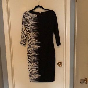 Bodycon animal print dress